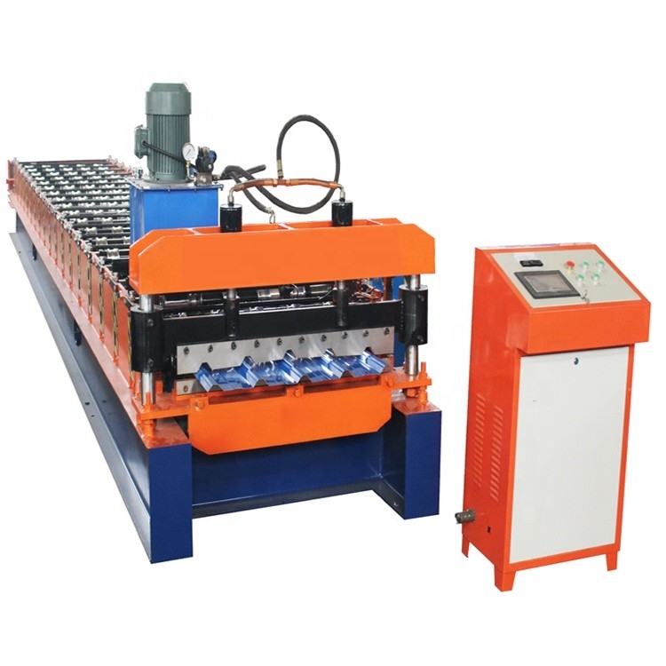Tipo 5 rotolo del trapezio di Rib Hydraulic Cutting Roof Tile che forma controllo dello SpA della macchina