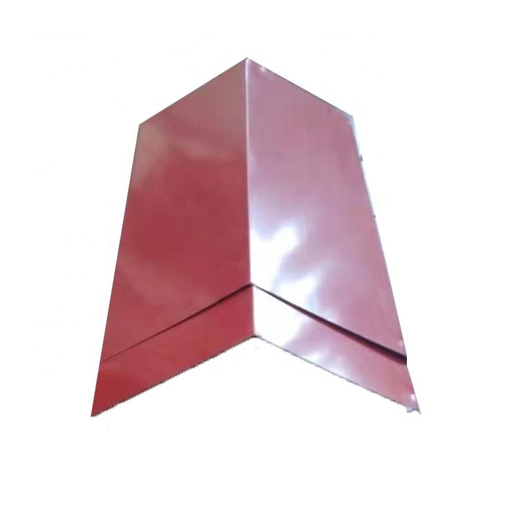 Tipo macchina di angolo di Ridge Cap Roof Roll Forming con la pressa idraulica ed il taglio