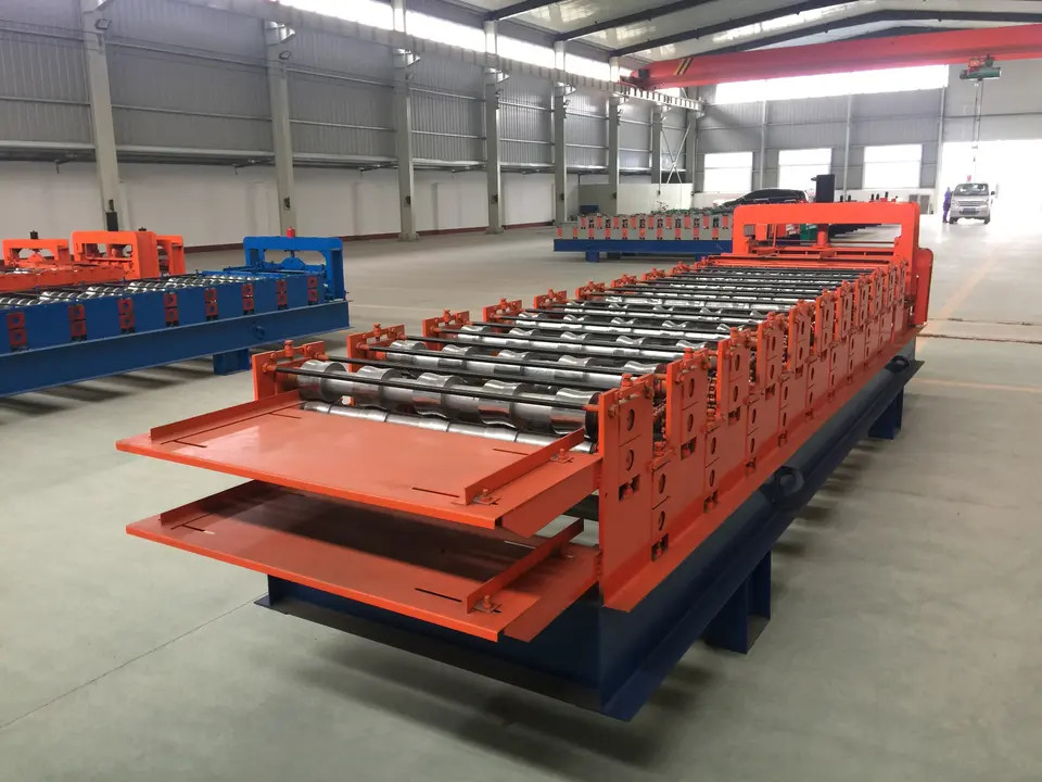 840 900 tipo tetto di doppio strato IBR laminare a freddo formazione del controllo dello SpA della macchina