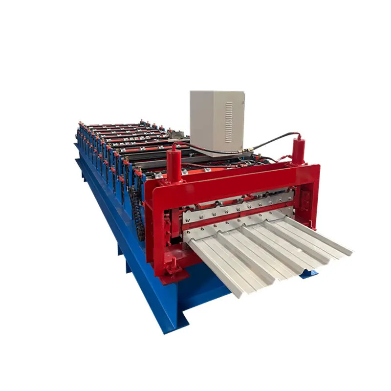 Rotolo del pannello di parete di doppio strato che forma il rotolo della macchina IBR che forma macchina 7.5kw