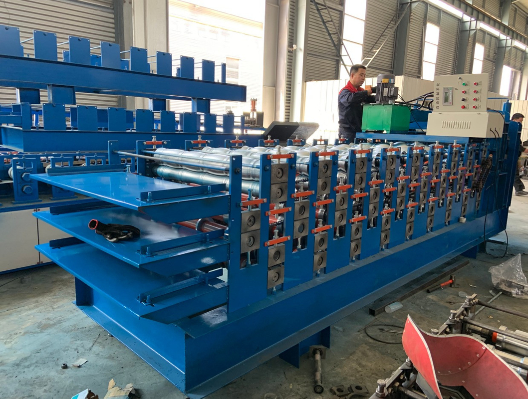 Precedente rotolo di doppio strato dell'alto di produttività del doppio rotolo della piattaforma che forma macchina 380volt