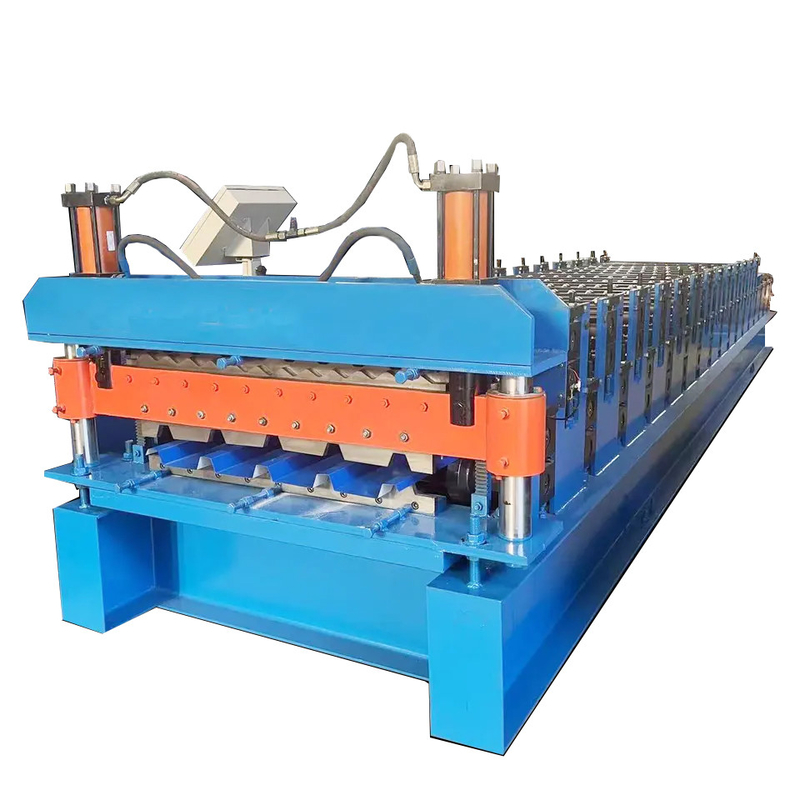 Rotolo di doppio strato della forma 1250mm dello strato del tetto che forma tempo di impiego lungo della macchina 380Volt