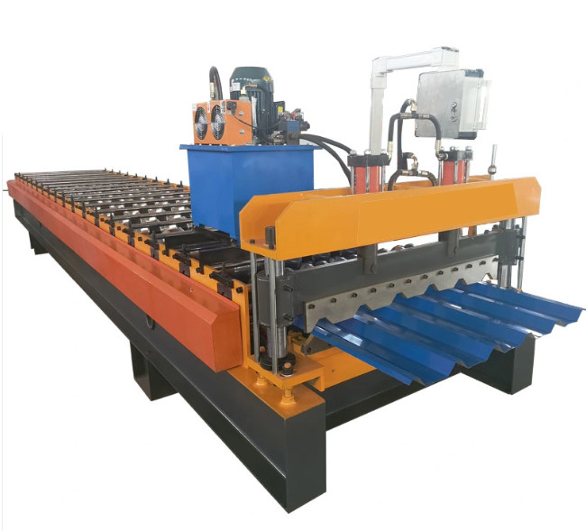strato d'acciaio del tetto di 380V 50HZ 3P Rib Panel Roll Forming Machine che fa macchina