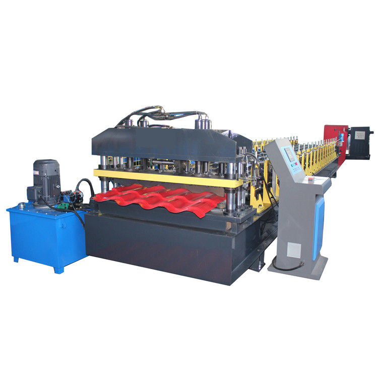Ppgi automatico ha lustrato il rotolo delle mattonelle di punto delle mattonelle che forma la macchina 10-15 la m./Min High Speed