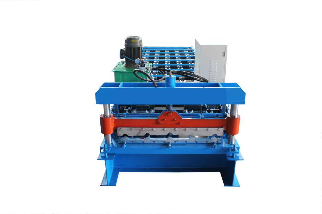 Prezzo di fabbrica 2.5T Mural Panel Roll Forming Machine Taglio idraulico con diametro dell'albero 50mm