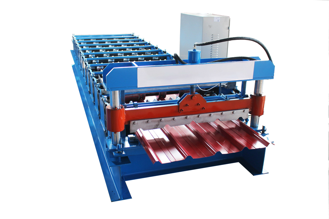 Prezzo di fabbrica 2.5T Mural Panel Roll Forming Machine Taglio idraulico con diametro dell'albero 50mm