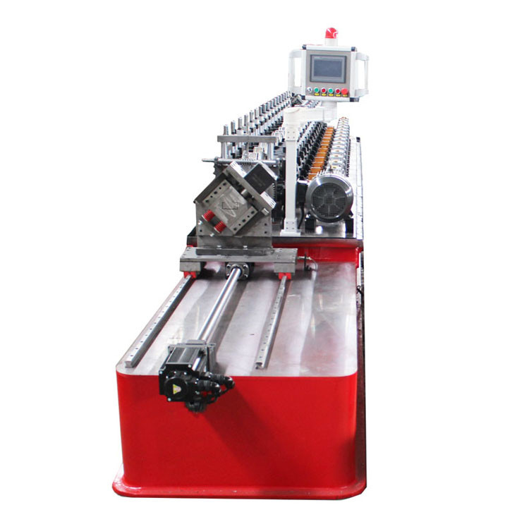 Sistema di taglio volante 3kw C-Canal Roll Forming Machine ad alta velocità per Ppgi