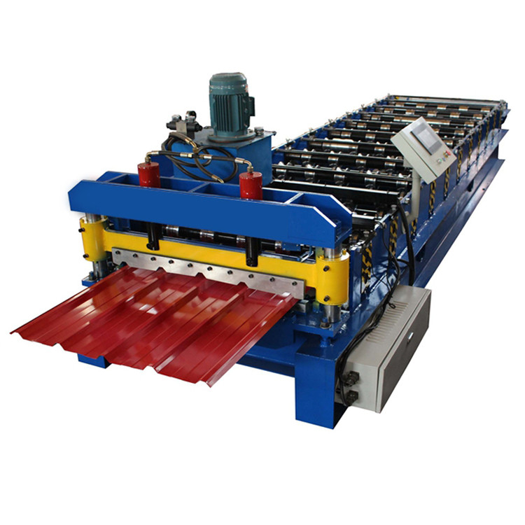 840 mm Trapezoide tipo Fabbricazione di piastrelle Taglio idraulico