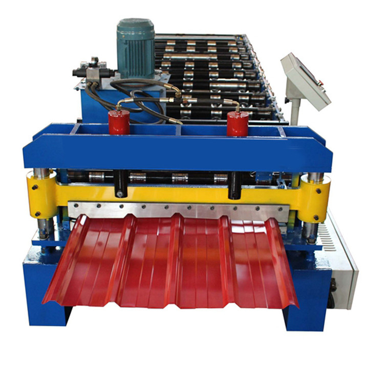 840 mm Trapezoide tipo Fabbricazione di piastrelle Taglio idraulico