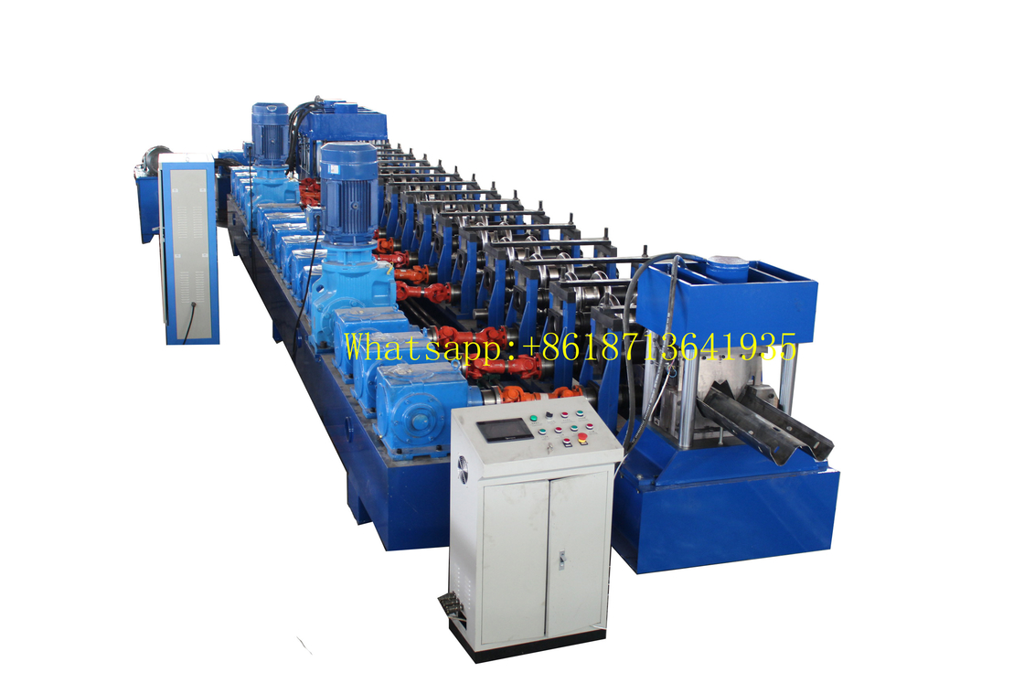 Metallo W Plate Making Highway Guardrail Roll Form Machine con BeamThrie Beam Sicurezza stradale