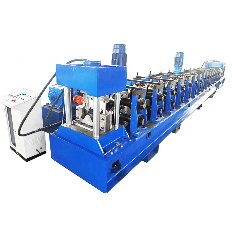 GI Materials Highway Guardrail Roll Forming Machine con alimentazione 380V 50Hz e resistenza al guadagno 350Mpa