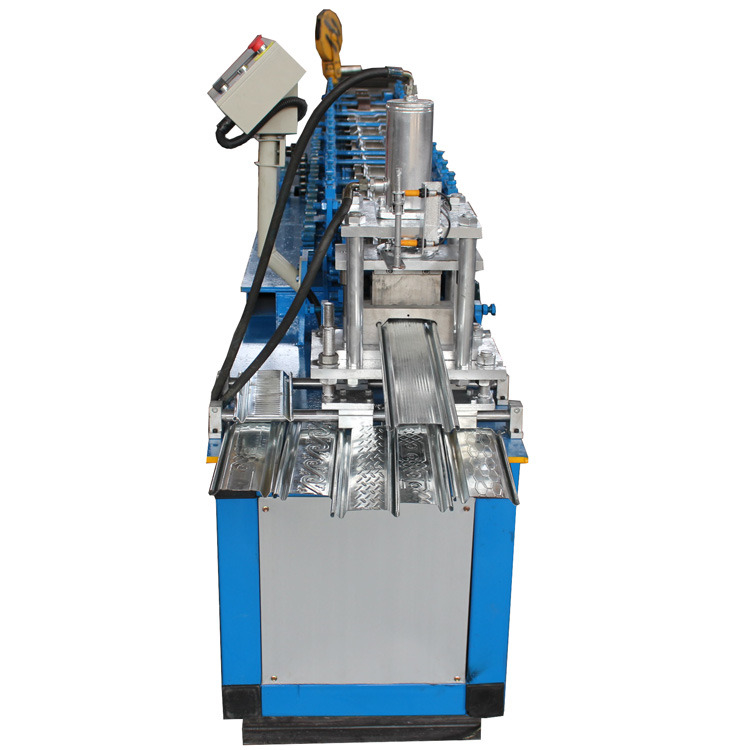 Macchina per la formazione di rotoli a bobina di acciaio galvanizzato controllata PLC 0,8-1,2 mm Taglio idraulico