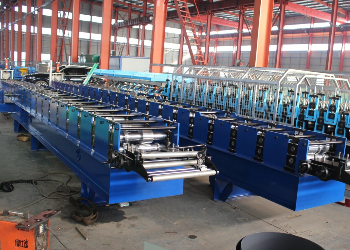 0.3-0.8 mm macchina per la formazione di tubi a catena in acciaio al carbonio con taglio idraulico