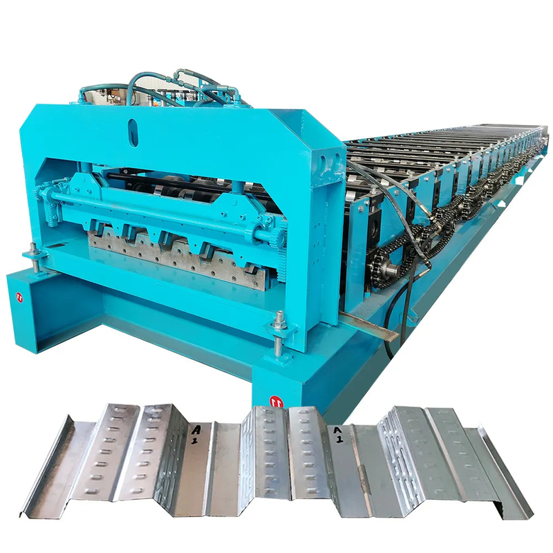 36'' High Speed Type B Roof / Floor Deck Roll Forming Machine con modalità di taglio idraulico e materiale a rulli
