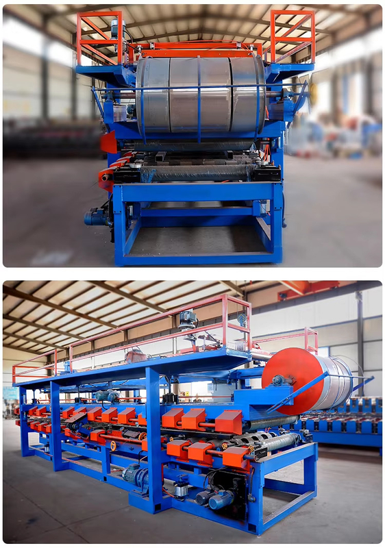 Macchina per la produzione di pannelli di pareti per tetti e pannelli di EPS Press Machine Linea di produzione Velocità di formazione 3-6m/min