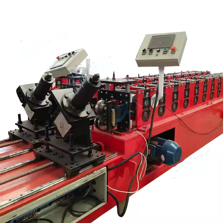 Sistema di controllo PLC Parti di lavorazione dell'acciaio Galvanizzato U Beam Steel U Channel Structural Steel C Z U Channel Profile Purlin Roll Forming Machine