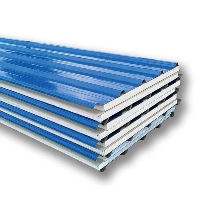 EPS ad alta velocità Rockwool Sandwich Roof Tile Panel Production Line per la costruzione