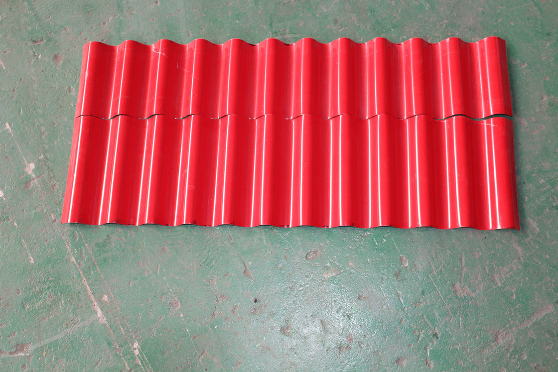 380v 50hz laminato a sfera corrugata Roofing Sheet Roll Forming Machine Stabile prestazioni Long Life Span