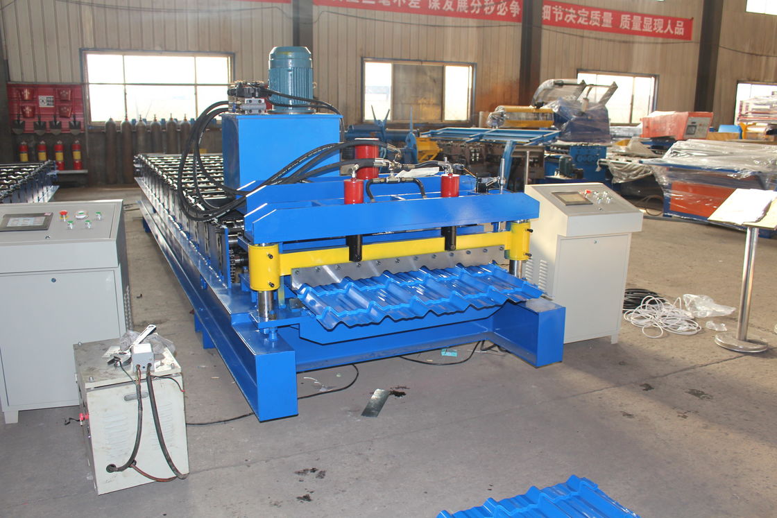 380v 50hz 2025 nuovo design Personalizzazione Galvalume Roof Panel Roll Forming Machine Plc