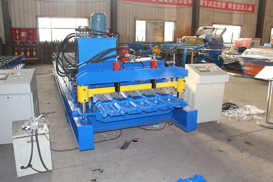 380v 50hz 2025 nuovo design Personalizzazione Galvalume Roof Panel Roll Forming Machine Plc