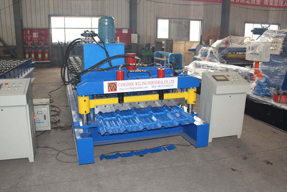 380v 50hz 2025 nuovo design Personalizzazione Galvalume Roof Panel Roll Forming Machine Plc
