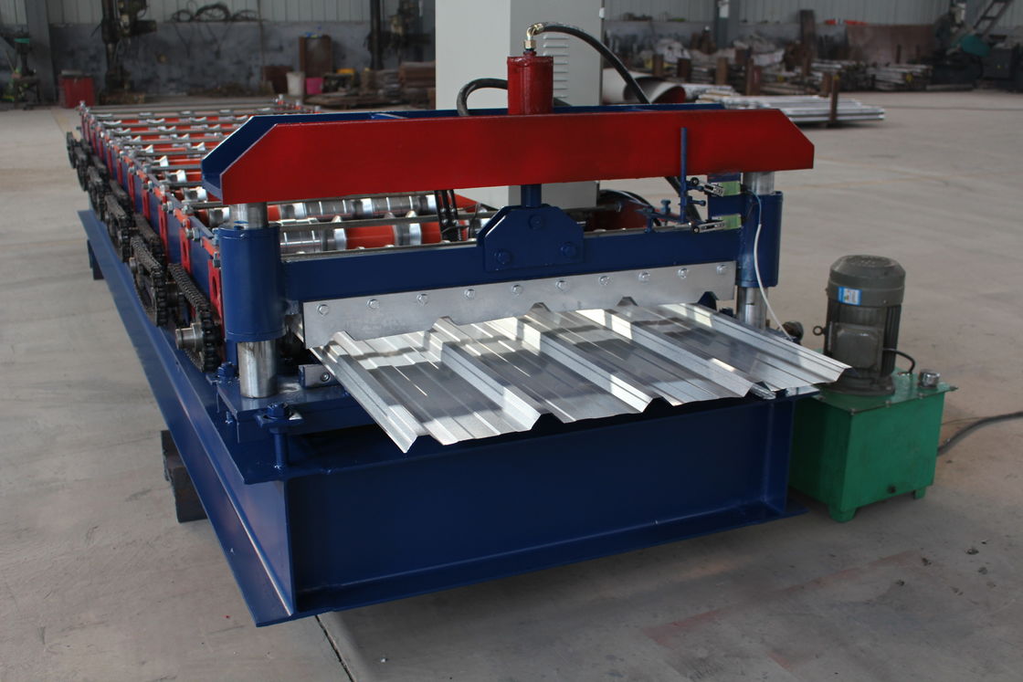 380v 50hz Ribtype Roof Roll Forming Machine 36 Copertura 3/4 Alte costole Facile funzionamento