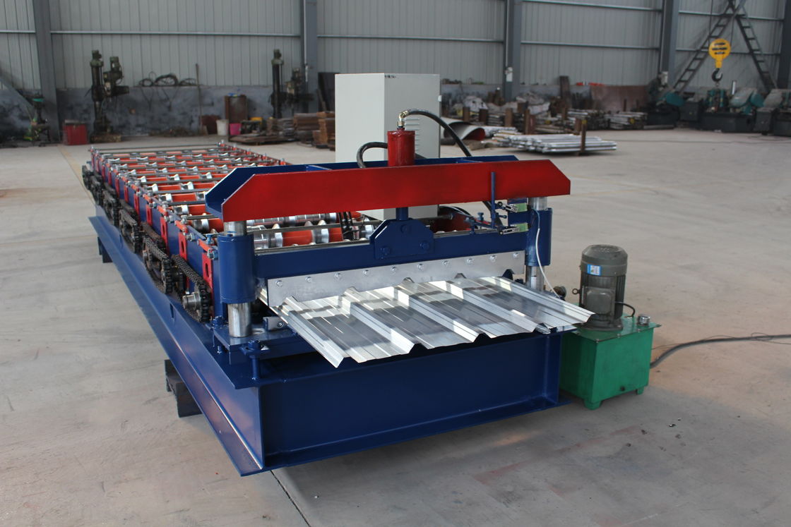 380v 50hz Ribtype Roof Roll Forming Machine 36 Copertura 3/4 Alte costole Facile funzionamento