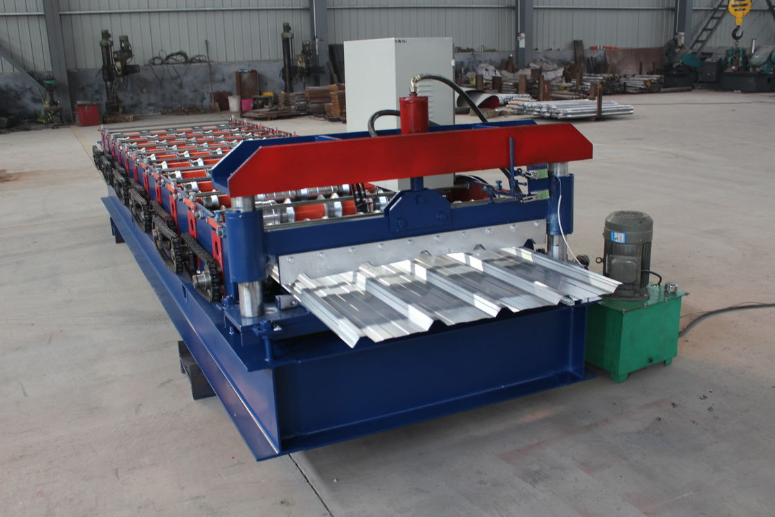380v 50hz Ribtype Roof Roll Forming Machine 36 Copertura 3/4 Alte costole Facile funzionamento