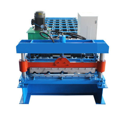 Prezzo di fabbrica 2.5T Mural Panel Roll Forming Machine Taglio idraulico con diametro dell'albero 50mm