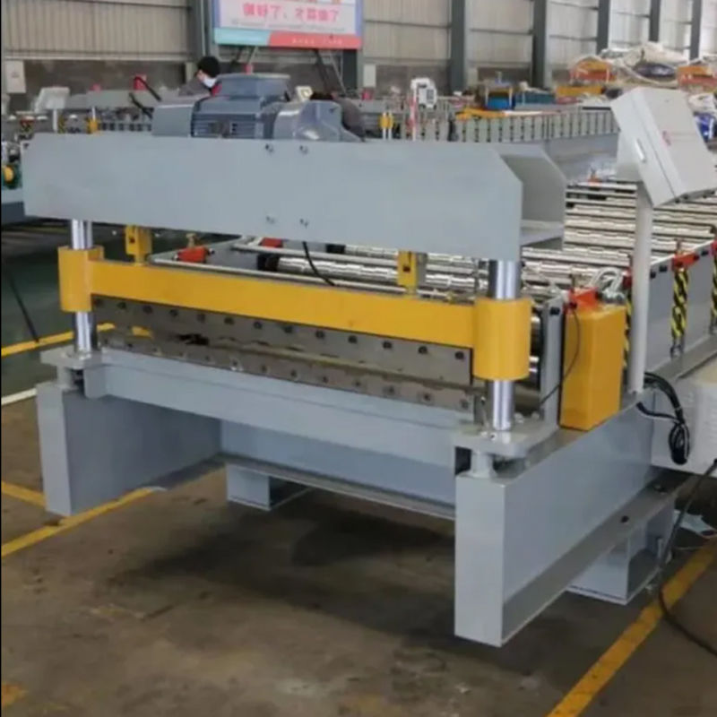 PLC Controllo di metallo a freddo foglio di tetto Machiney Roof Tile Wall Pannel Roll Forming Machine