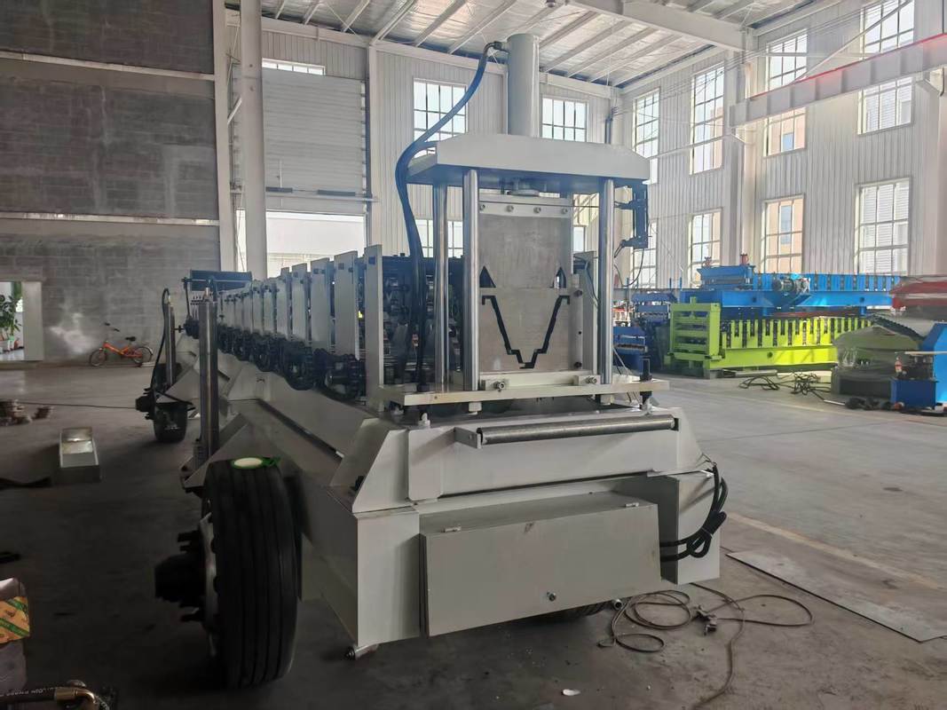 Portable Gutter Roll Forming Machine with 500mm Feeding Width and 8-15m/min Production Capacity for Various Growing Methods
