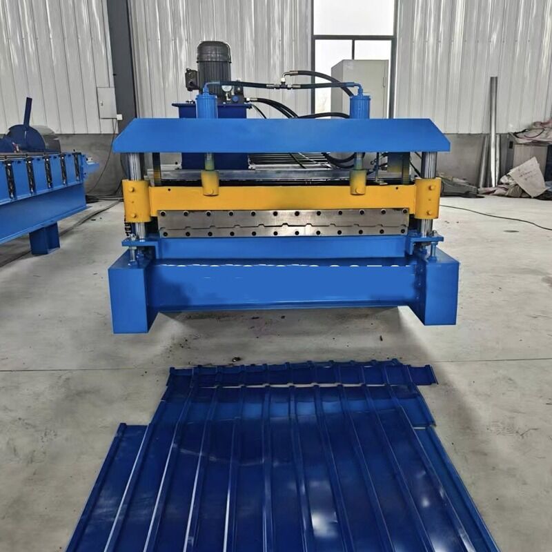 Macchina per la formatura di rotoli per tetti a doppio strato da 0,3-0,8 mm Ibr e macchina per la produzione di lamiere ondulate