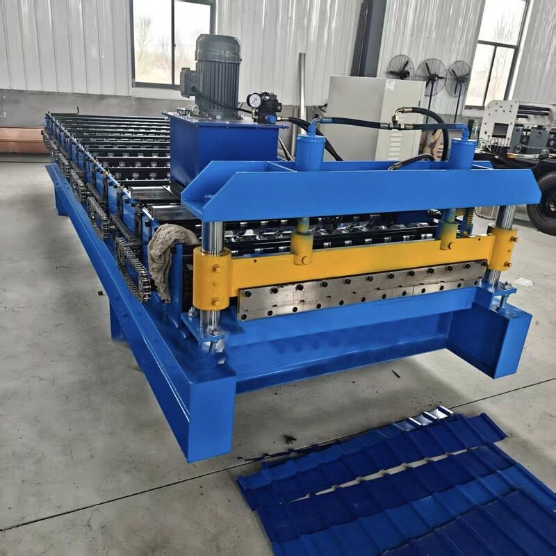 Macchina per la formatura di rotoli per tetti a doppio strato da 0,3-0,8 mm Ibr e macchina per la produzione di lamiere ondulate