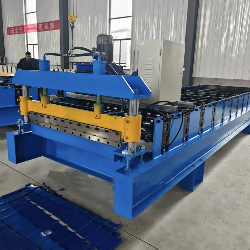 Macchina per la formatura di rotoli per tetti a doppio strato da 0,3-0,8 mm Ibr e macchina per la produzione di lamiere ondulate