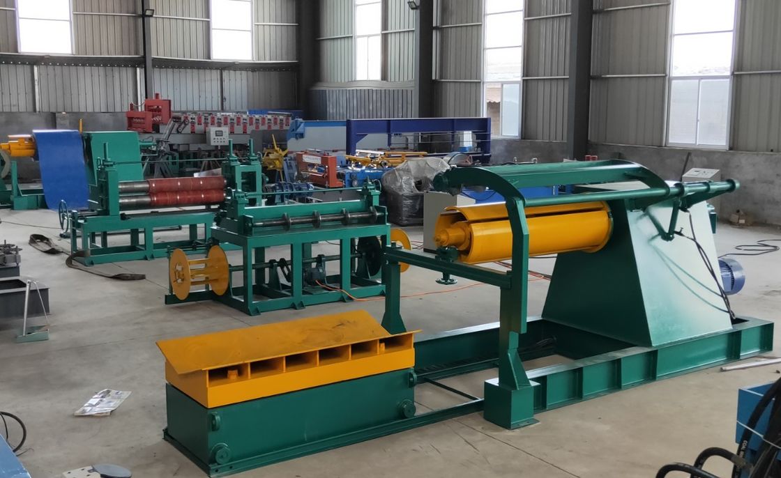 380v 50hz High Speed Steel Coil Slitter Slitting Production Line Machine con uncoiler idraulico e uncoiler