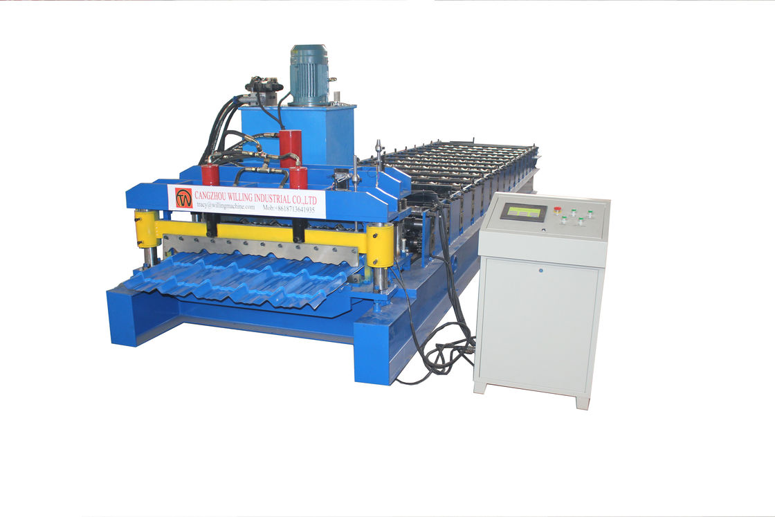 Rotolo delle mattonelle lustrato motore idraulico che forma macchina 3-4m/alta efficienza minima