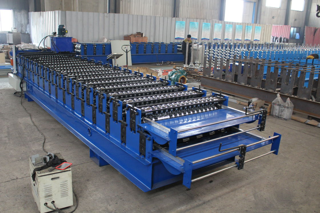 rotolo di doppio strato 7.5kw che forma GI PPGI 25m/Min Anti Rusty della macchina