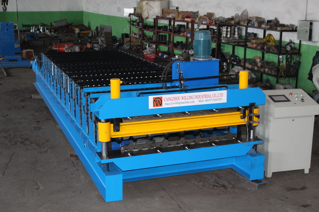 2024 Nuova 380V 60Hz 3Ph doppio strato Roof Roll Forming Machine 840 trapezoidale e 836