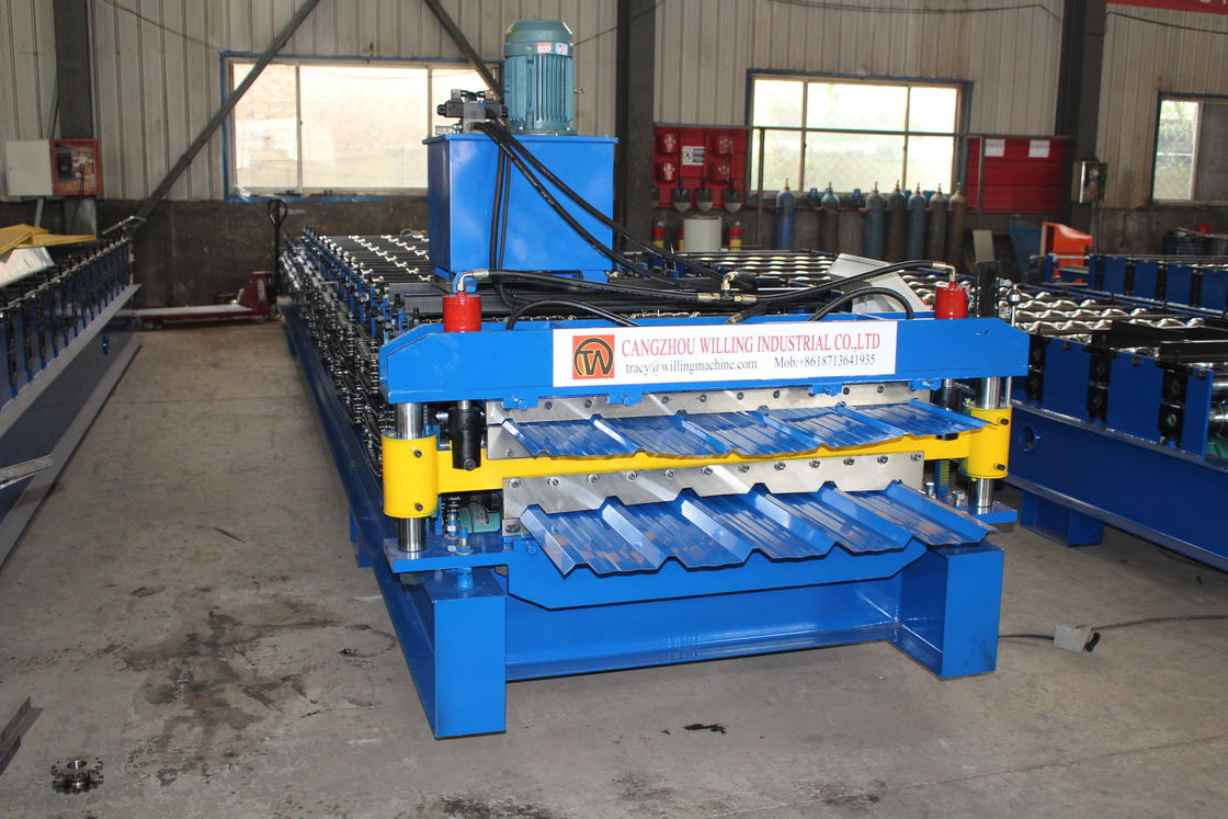 Tipo 6 fase del trapezio della macchina 3 di Rib Roof Tile Roll Forming