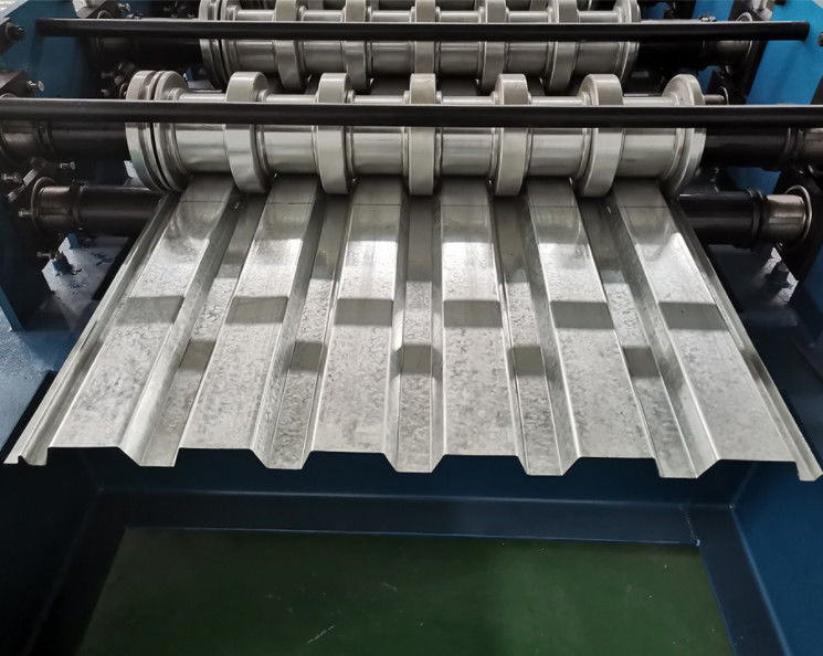 Rotolo della piattaforma del metallo colorato profilo trapezoidale che forma macchina