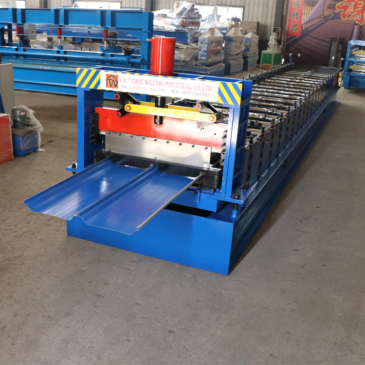 Rotolo del tetto cucitura diritta del lamiera galvanizzato che forma macchina per spessore di 0.5mm
