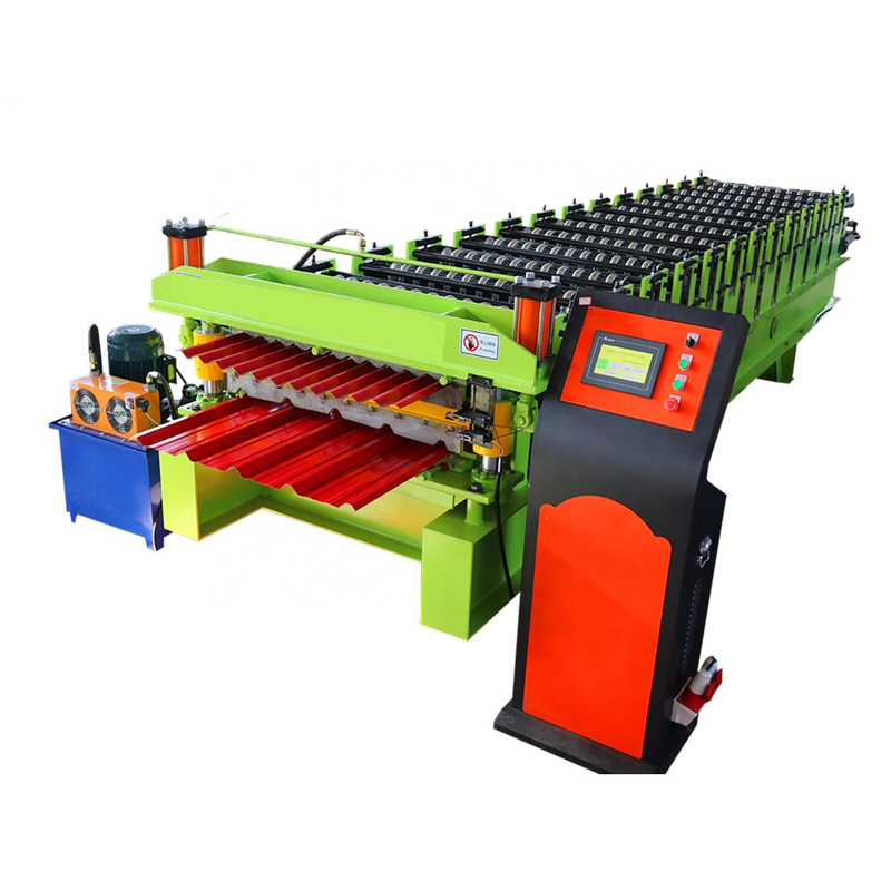 macchina di 12m/Min Double Layer Roll Forming al tetto ondulato trapezoidale del metallo