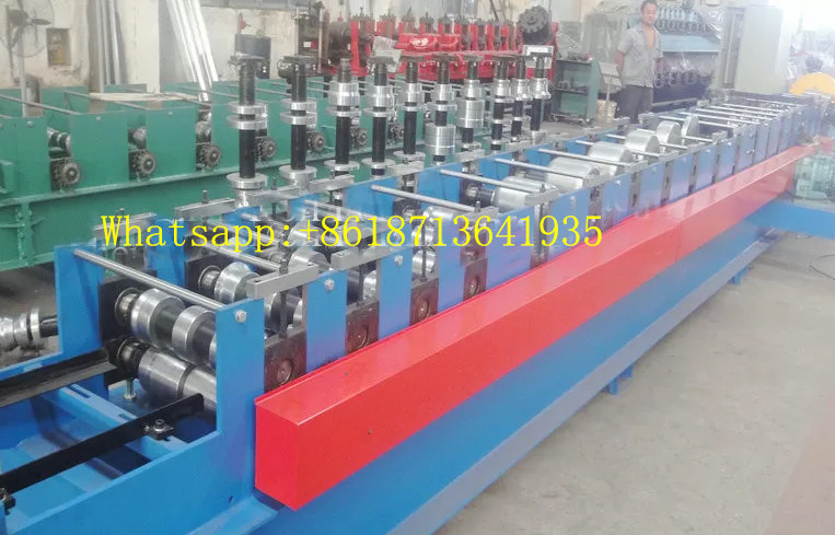 Rotolo di grondaia per grondaie a tubo tondo da 100 mm che forma macchina per sega a mosca tipo di taglio