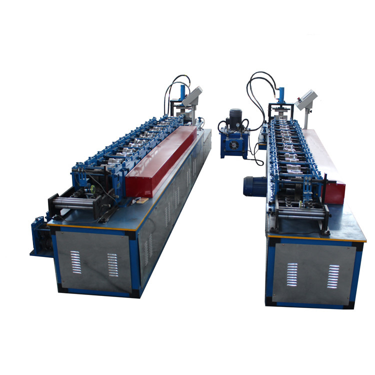 PLC controllato 3T 380V Roll Up Door Forming Machine con taglio idraulico velocità 15m/min