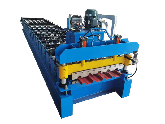 5 trapezoidali Rib Roofing Roll Forming Machine per lo strato di Ibr