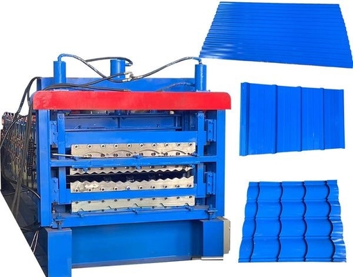 0.8mm un rotolo di tre strati che forma la macchina Ibr hanno ondulato e lustrato le mattonelle