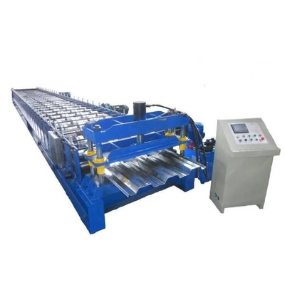 il Decking costolato d'acciaio del pavimento del pannello di 0.6-1.5mm lamina a freddo la formazione dell'attrezzatura della macchina