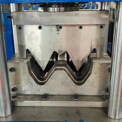 PLC Highway Guardrail Forming Machine 80 mm di diametro del rullo