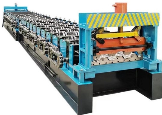 Rotolo di decking per pavimenti in acciaio GI che forma macchina per materiale da costruzione
