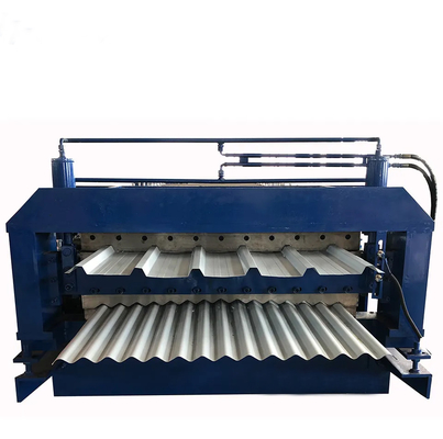 rotolo del tetto di doppio strato di 380V 60Hz 3Ph che forma macchine 840 trapezoidali e 836
